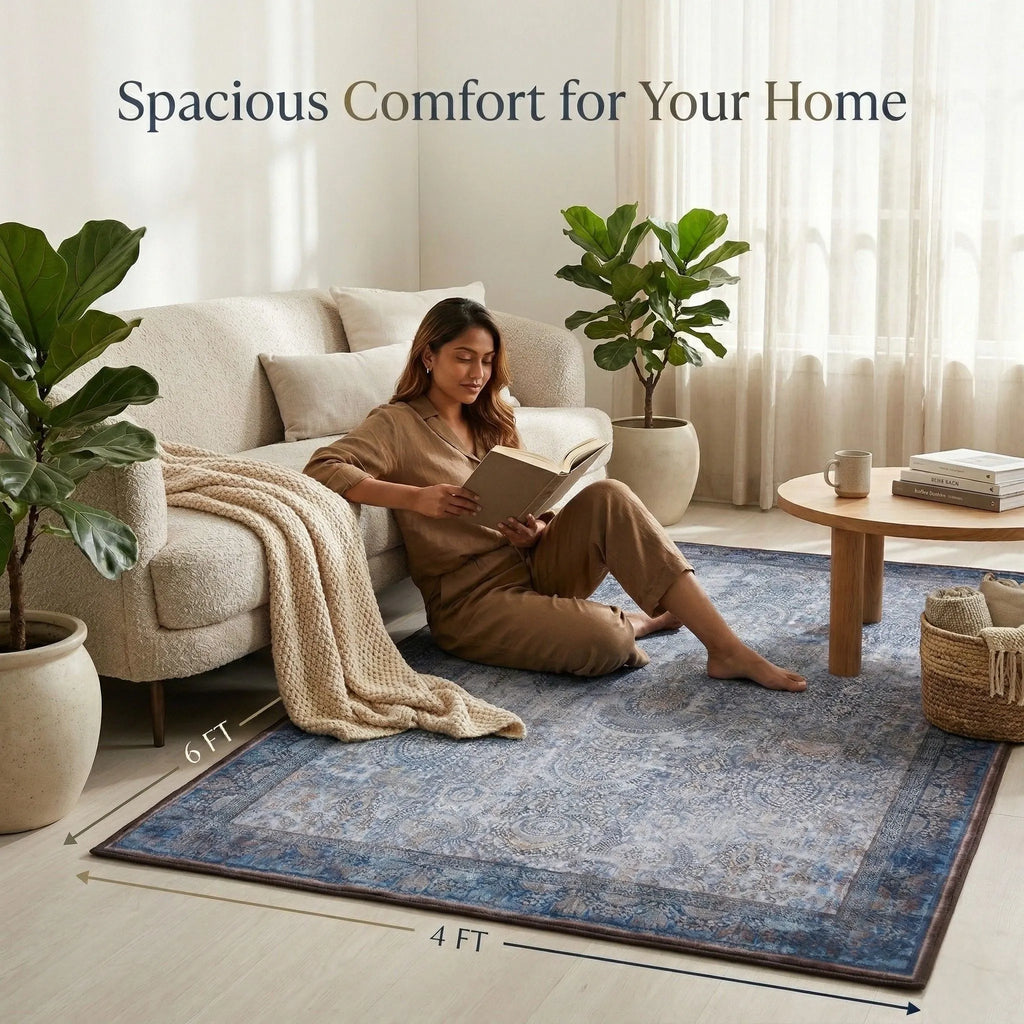 Dream Weaverz 121.92 cm  X 182.88 cm Silk Carpet (Rectangle, Multicolor)