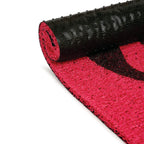 Dream Weaverz Rubber Door Mat (Pink, Medium)