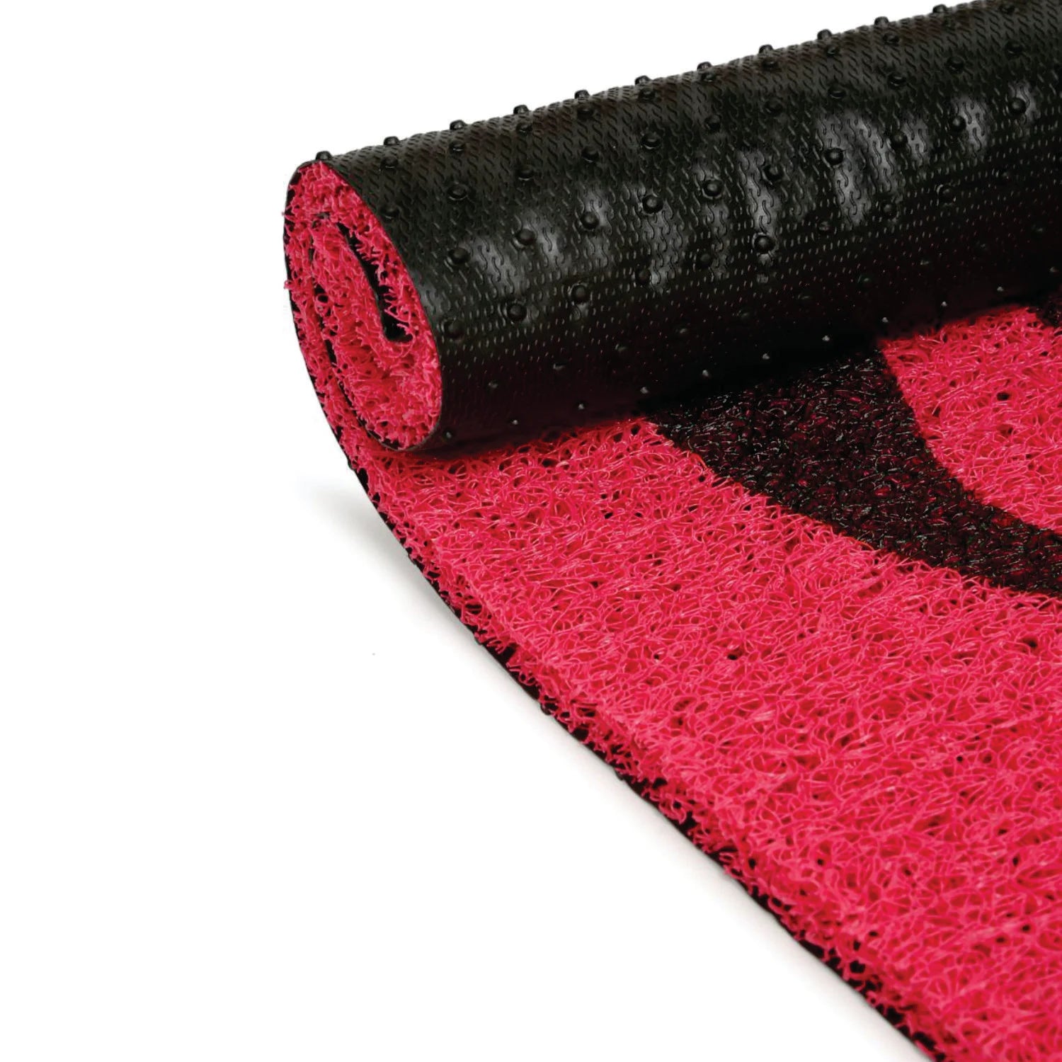 Dream Weaverz Rubber Door Mat (Pink, Medium)