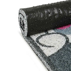 Dream Weaverz Rubber Door Mat (Grey, Medium)