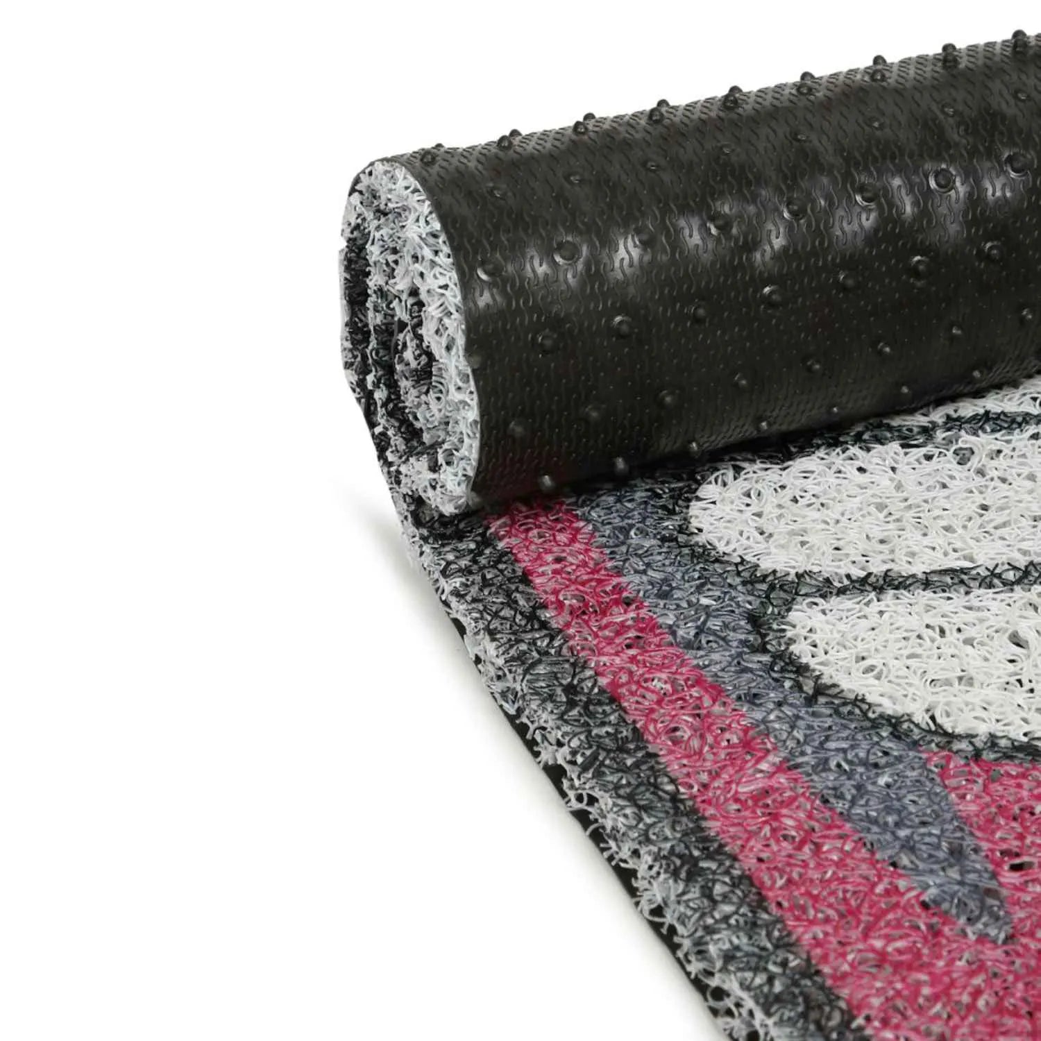 Dream Weaverz Rubber Door Mat (Pink, Medium)