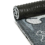 Dream Weaverz Rubber Door Mat (Dark Grey, Medium)