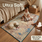 Dream Weaverz 91.44 cm  X 152.4 cm Silk Carpet (Rectangle, Multicolor)