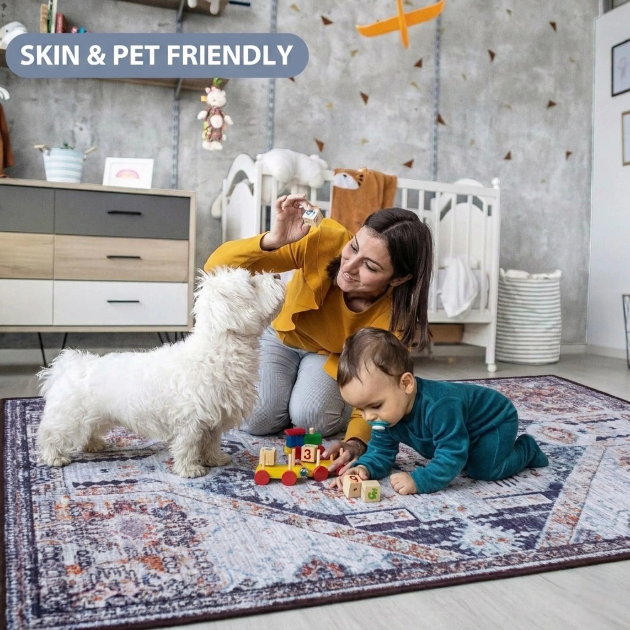 Dream Weaverz 121.92 cm  X 182.88 cm Silk Carpet (Rectangle, Multicolor)