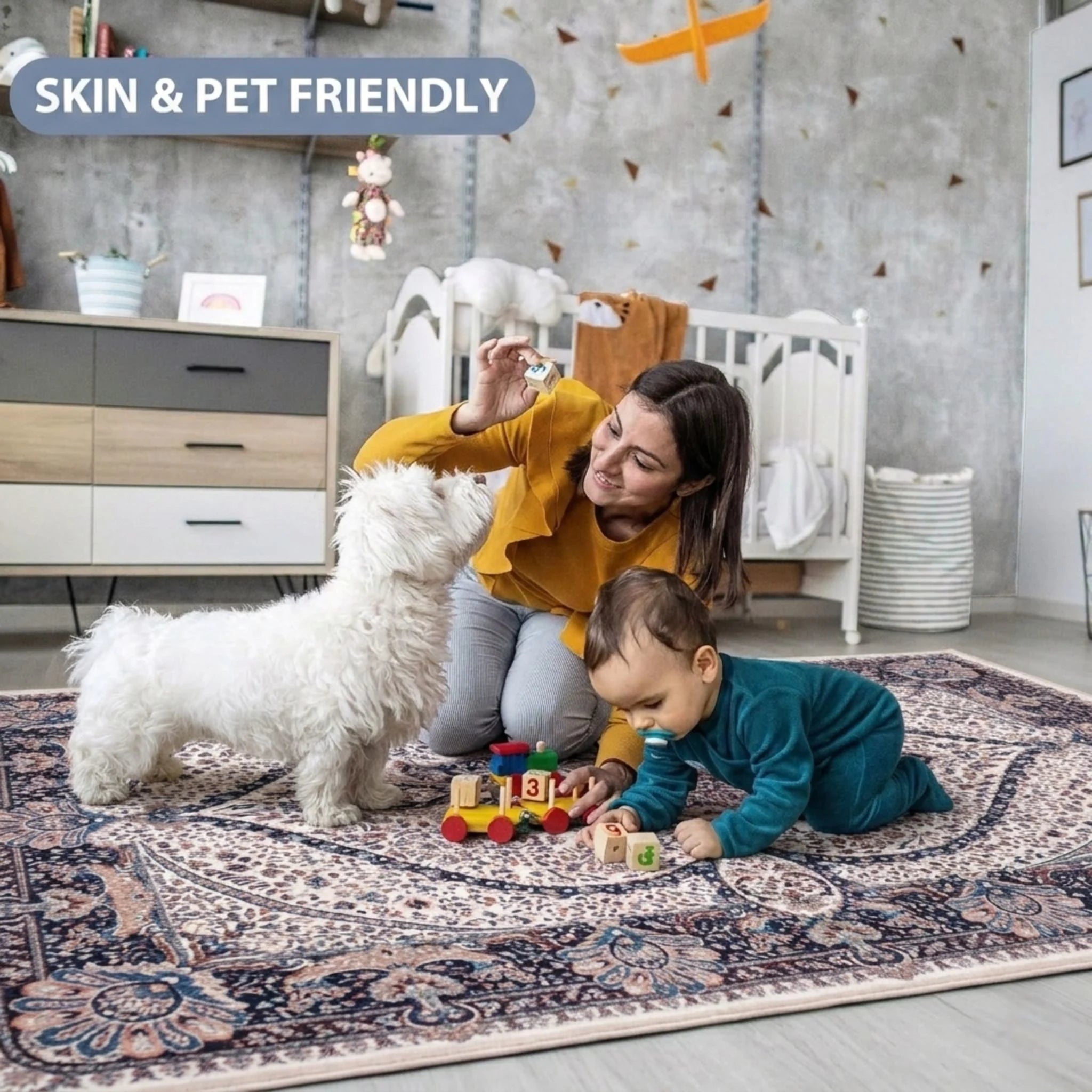 Dream Weaverz 121.92 cm  X 182.88 cm Silk Carpet (Rectangle, Multicolor)