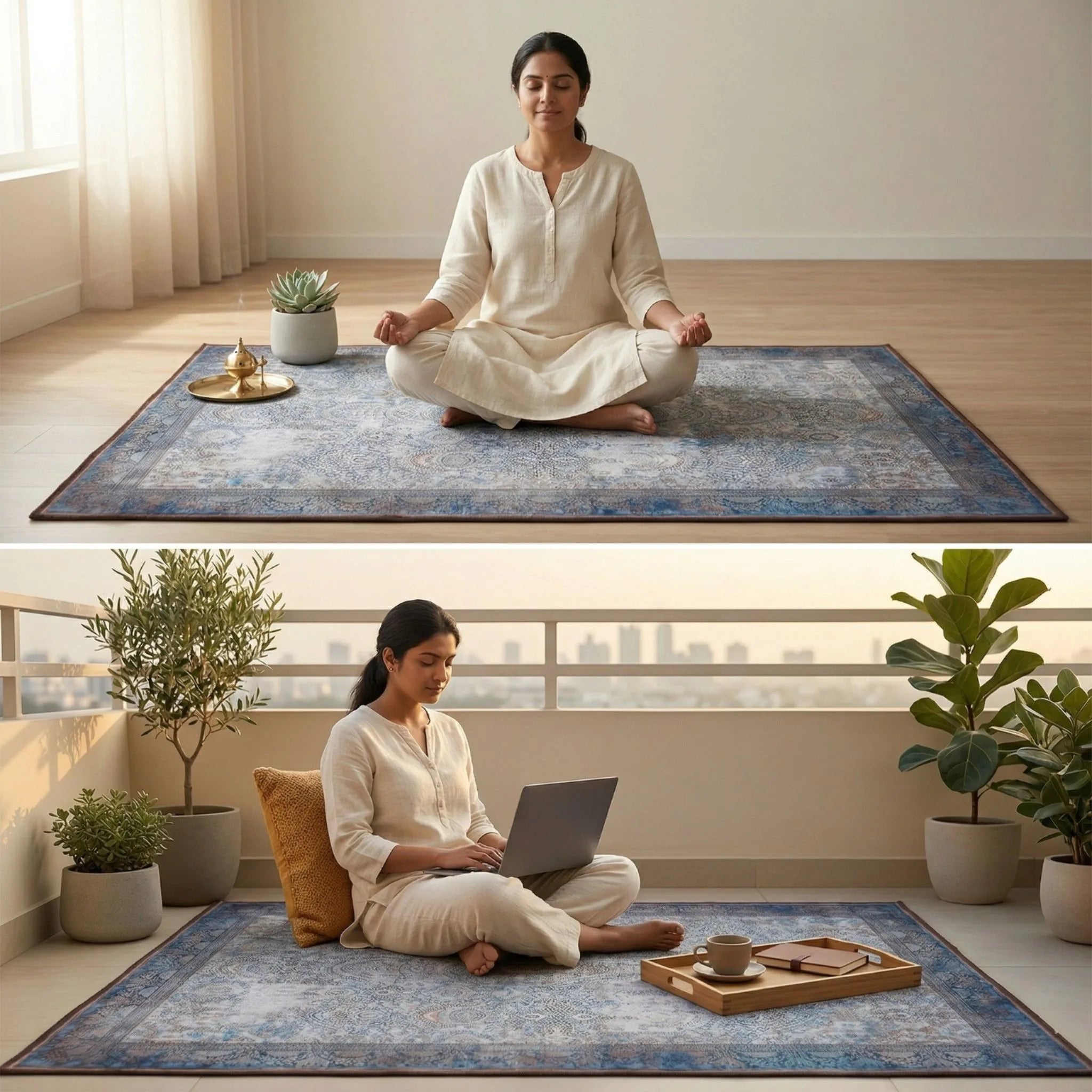 Dream Weaverz 91.44 cm  X 152.4 cm Silk Carpet (Rectangle, Grey)