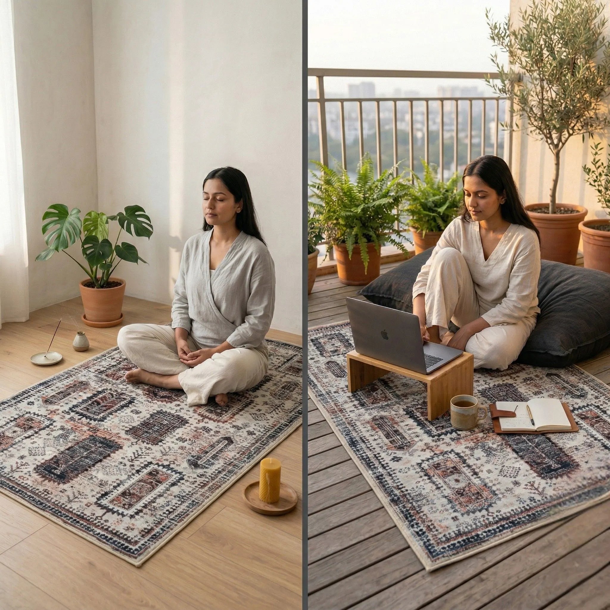 Dream Weaverz 91.44 cm  X 152.4 cm Silk Carpet (Rectangle, Multicolor)