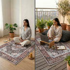 Dream Weaverz 91.44 cm  X 152.4 cm Silk Carpet (Rectangle, Brown)