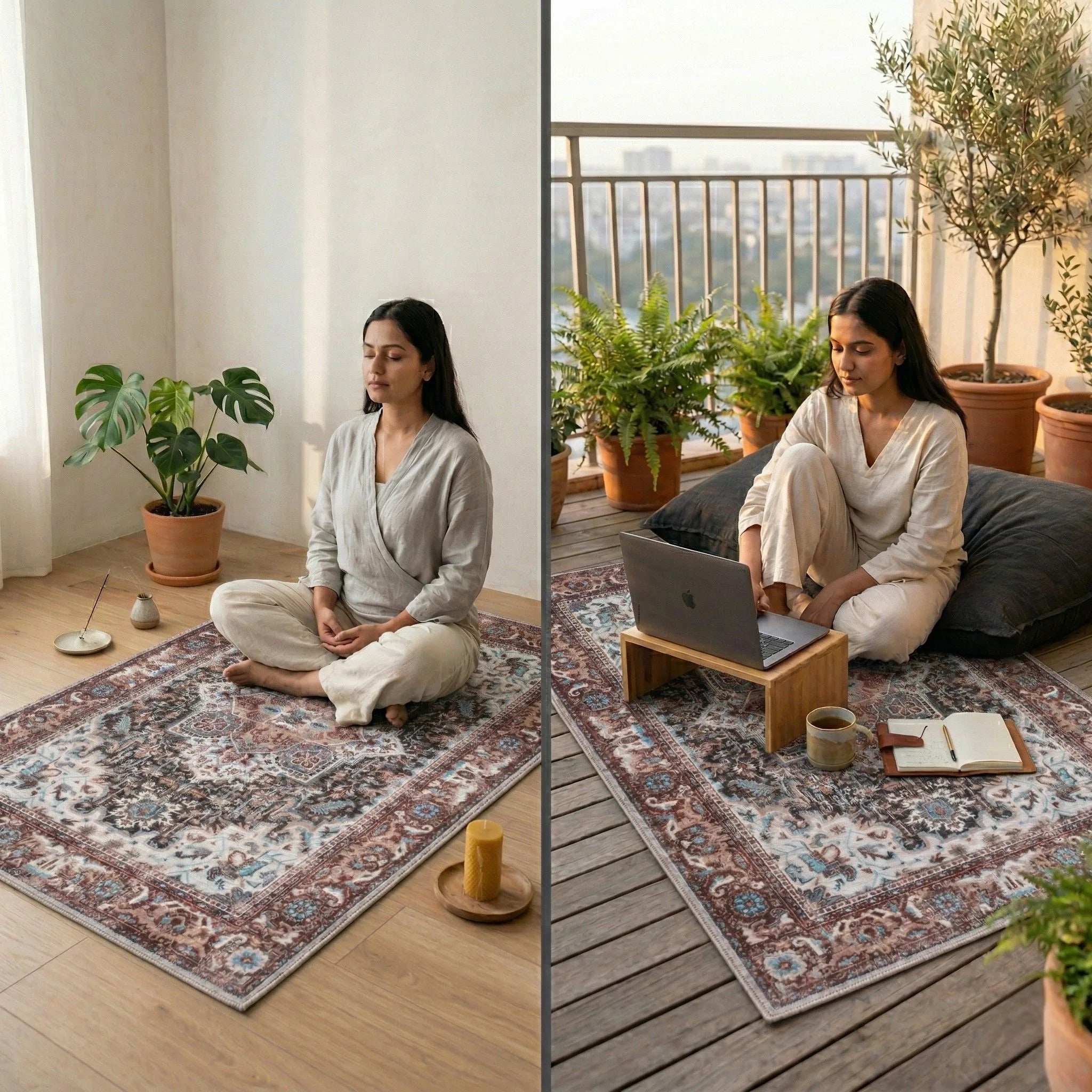Dream Weaverz 91.44 cm  X 152.4 cm Silk Carpet (Rectangle, Brown)