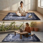 Dream Weaverz 121.92 cm  X 182.88 cm Silk Carpet (Rectangle, Black)