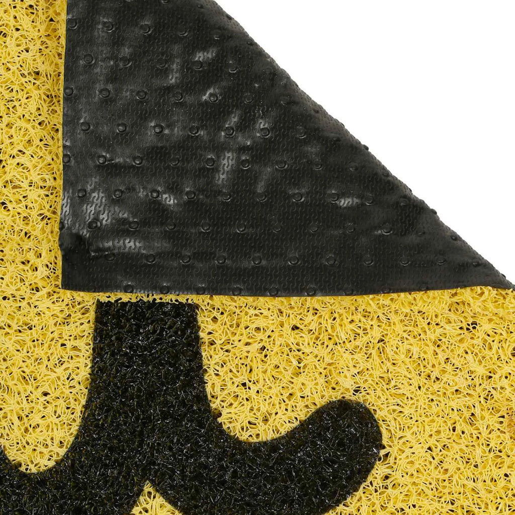 Dream Weaverz Rubber Door Mat (Yellow, Medium)