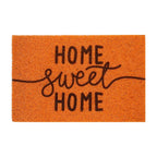 Dream Weaverz Rubber Door Mat (Orange, Medium)