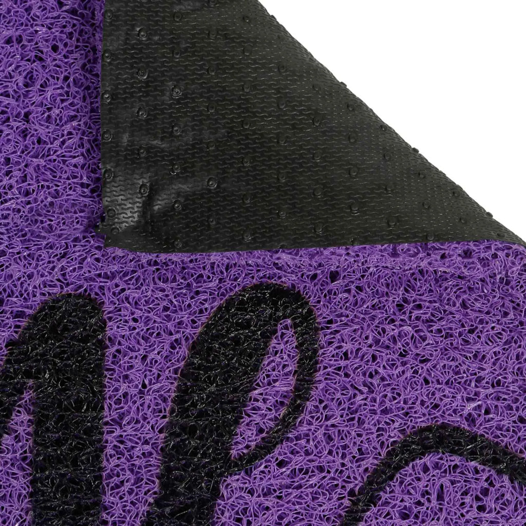 Dream Weaverz Rubber Door Mat (Purple, Medium)