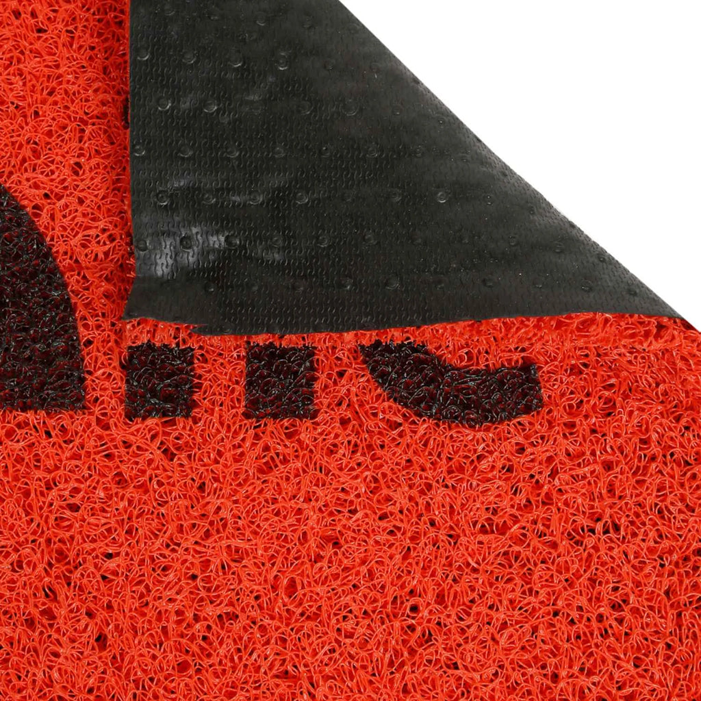 Dream Weaverz Rubber Door Mat (Red, Medium)