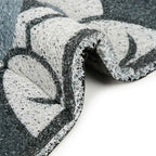 Dream Weaverz Rubber Door Mat (Grey, Medium)
