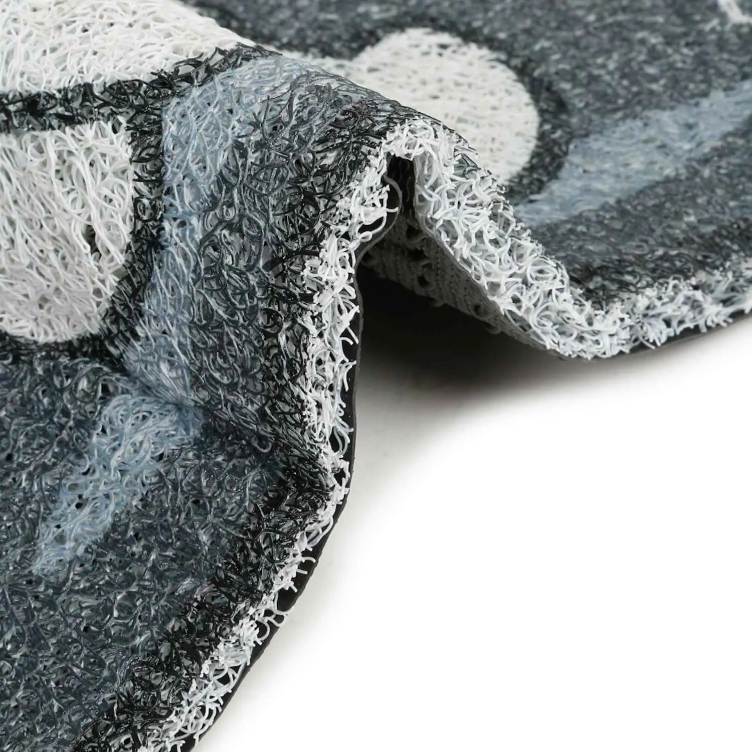 Dream Weaverz Rubber Door Mat (Dark Grey, Medium)