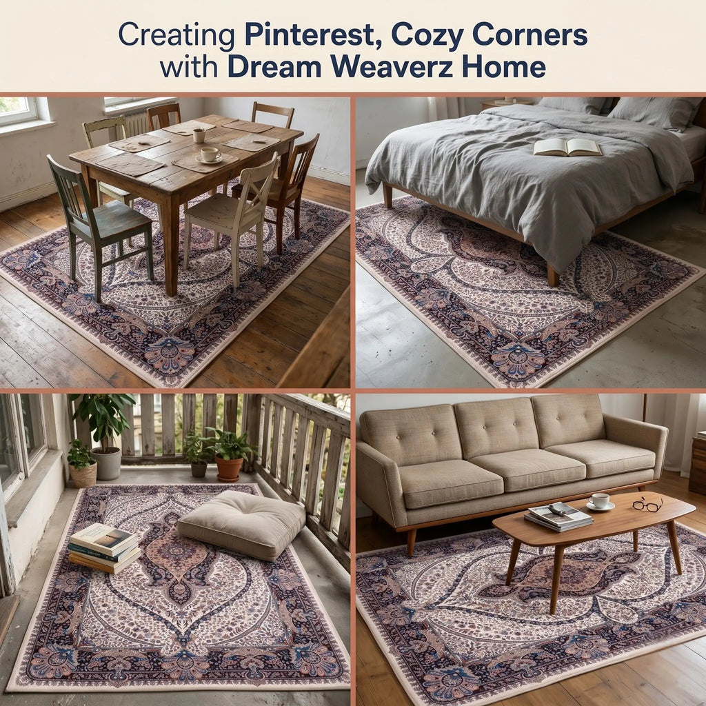 Dream Weaverz 121.92 cm  X 182.88 cm Silk Carpet (Rectangle, Multicolor)