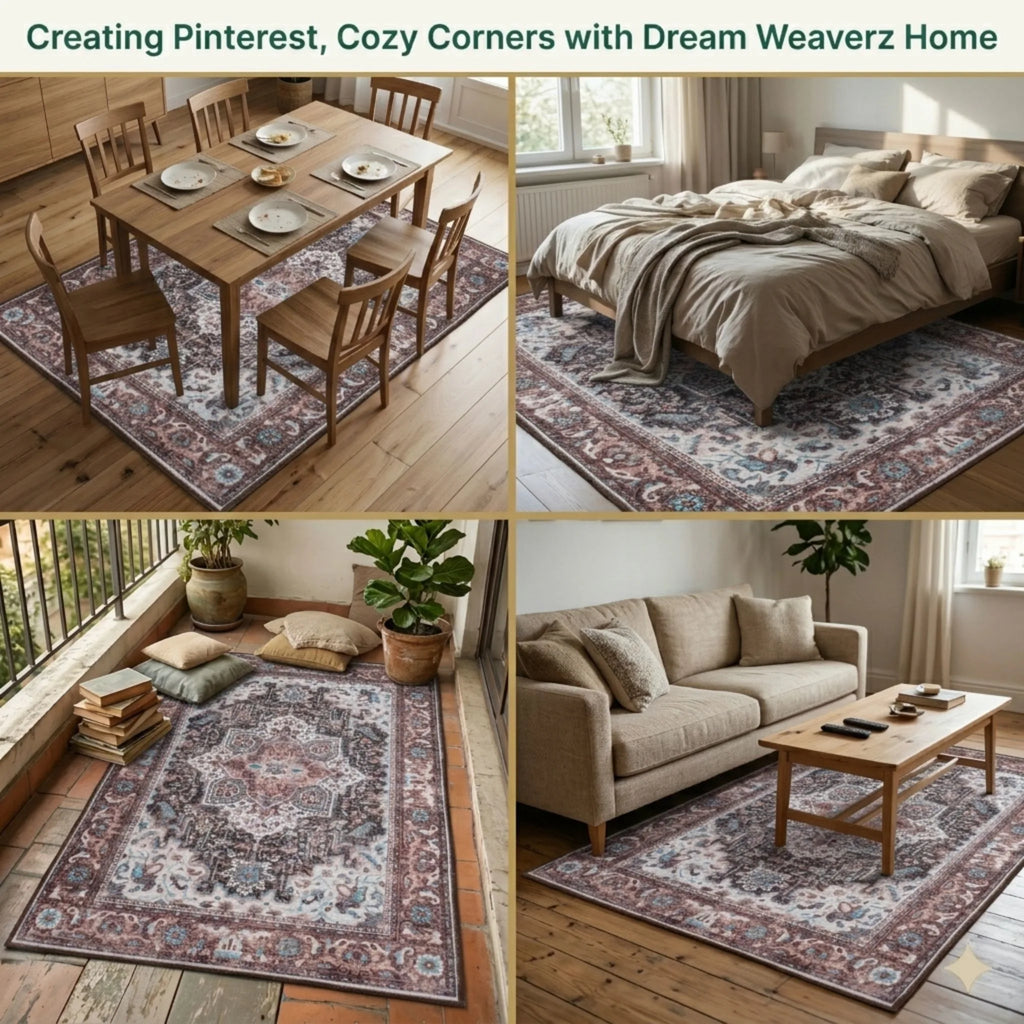 Dream Weaverz 121.92 cm  X 182.88 cm Silk Carpet (Rectangle, Brown)