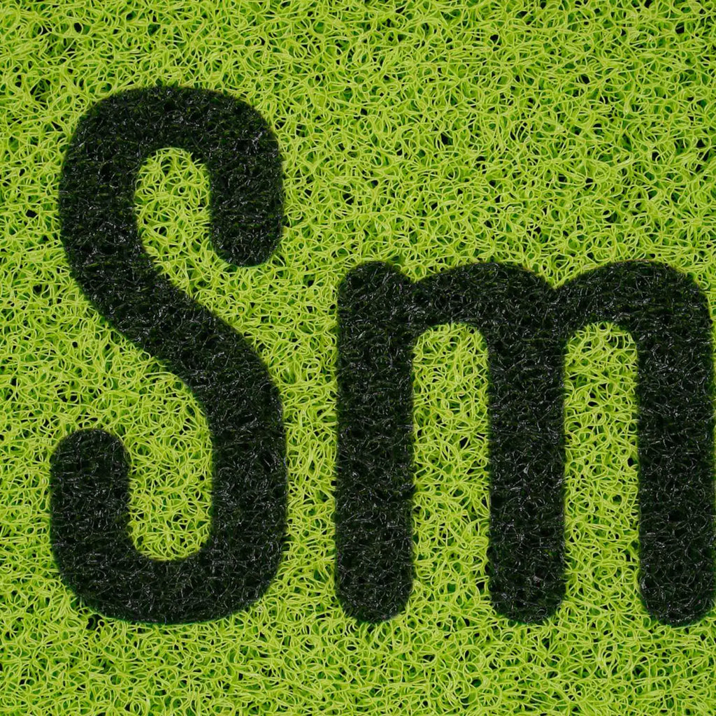Dream Weaverz Rubber Door Mat (Green, Medium)