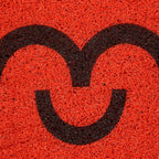 Dream Weaverz Rubber Door Mat (Red, Medium)