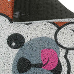 Dream Weaverz Rubber Door Mat (Orange, Medium)