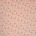 Dream Weaverz Cotton Super King Flat 220 TC Floral 1 Bedsheet with 2 Pillow Covers (Orange)