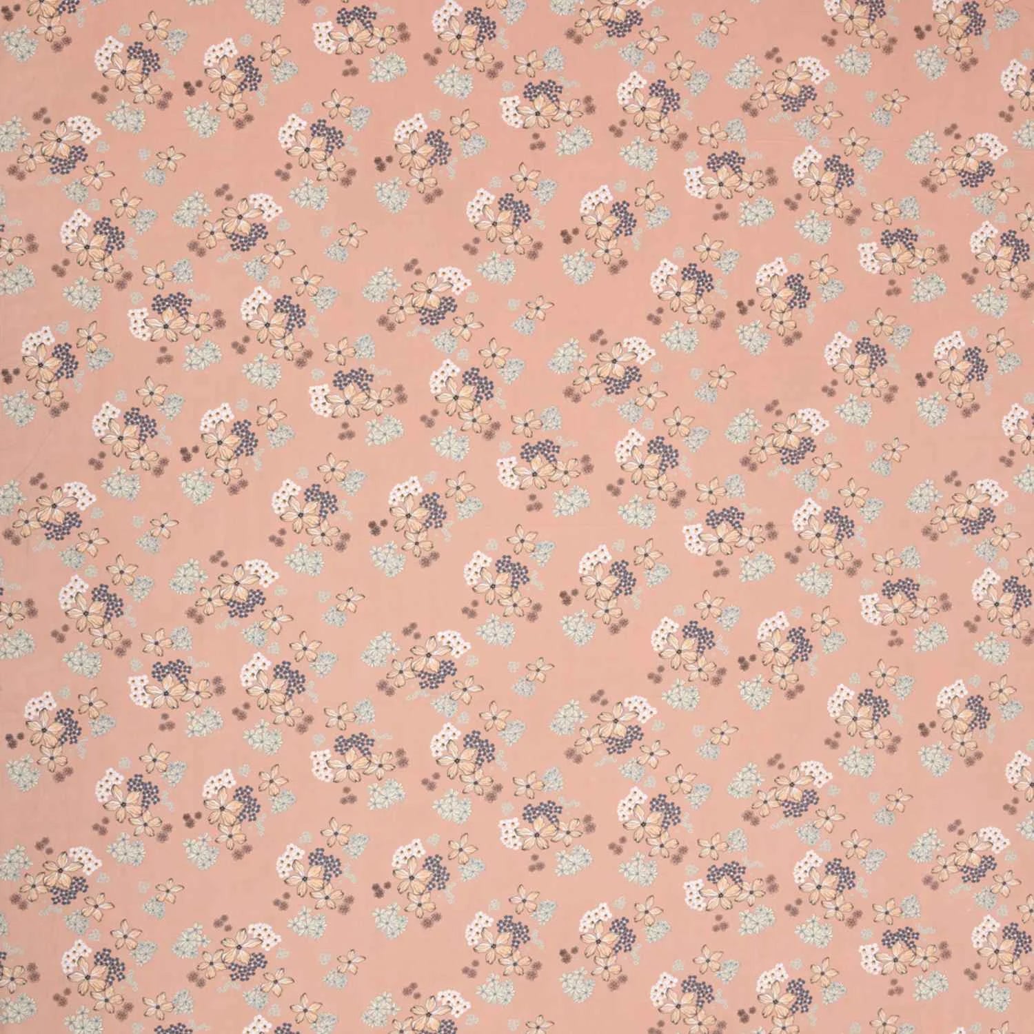 Dream Weaverz Cotton Super King Flat 220 TC Floral 1 Bedsheet with 2 Pillow Covers (Orange)