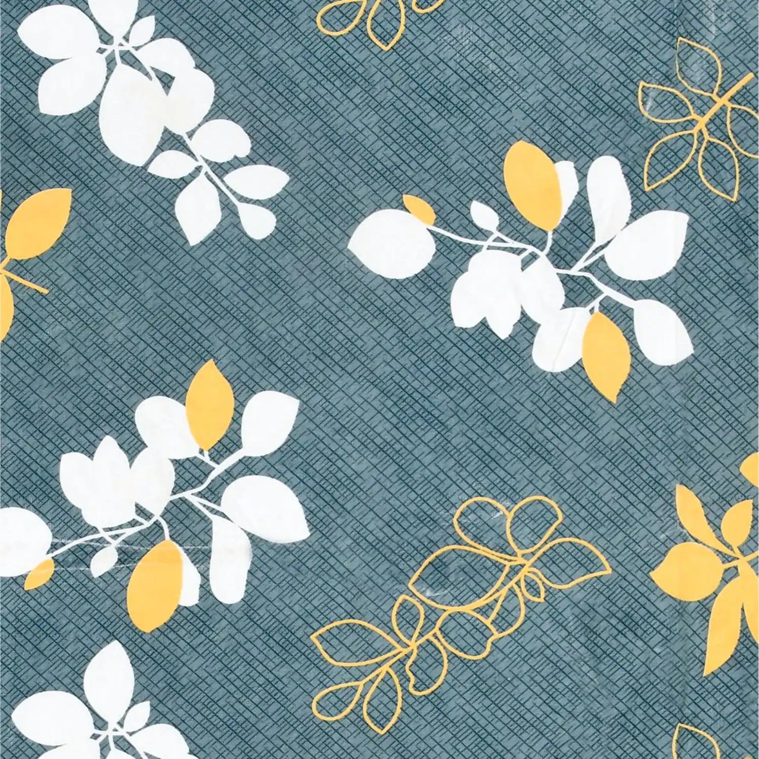 Dream Weaverz Polycotton King Fitted (Elastic) 260 TC Floral 1 Bedsheet with 2 Pillow Covers (Dark Green-White)