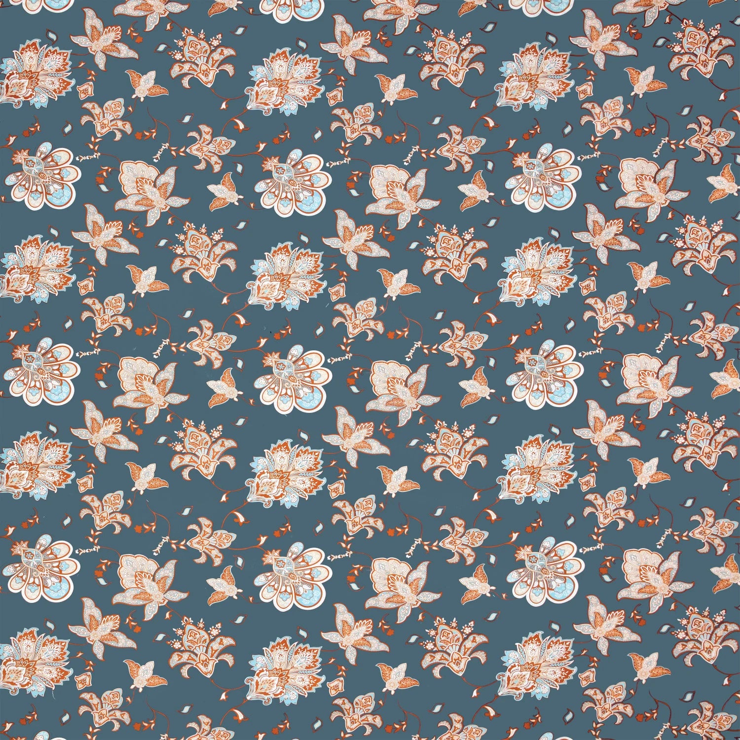 Dream Weaverz Polycotton King Fitted (Elastic) 260 TC Floral 1 Bedsheet with 2 Pillow Covers (Dark Green -Beige)