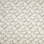 Dream Weaverz Polycotton King Fitted (Elastic) 260 TC Floral 1 Bedsheet (Beige-White)