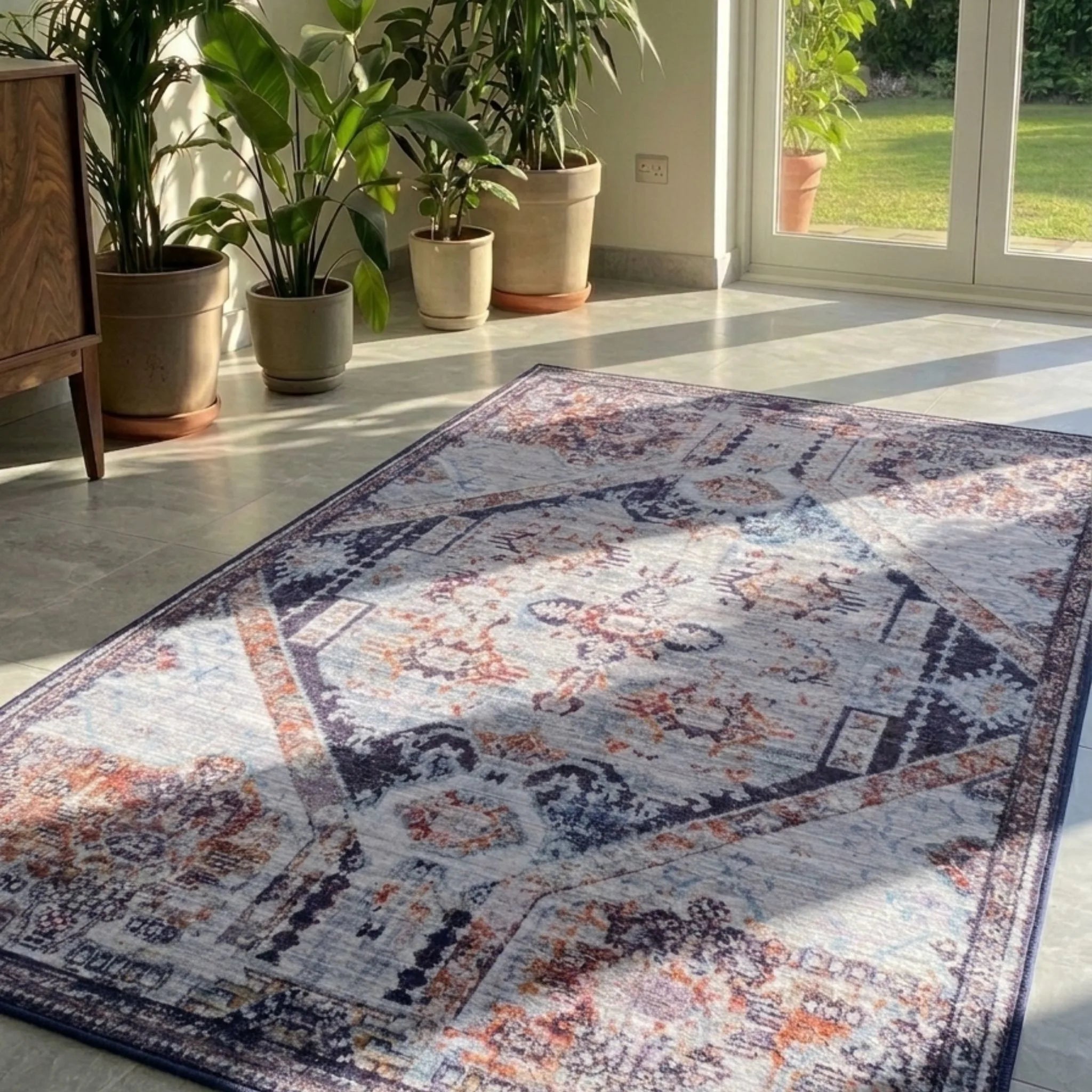 Dream Weaverz 121.92 cm  X 182.88 cm Silk Carpet (Rectangle, Multicolor)