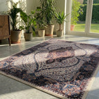 Dream Weaverz 121.92 cm  X 182.88 cm Silk Carpet (Rectangle, Multicolor)