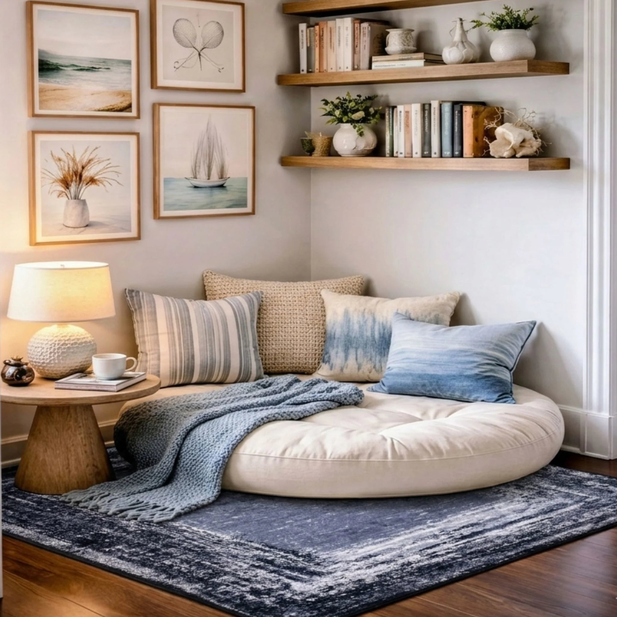 Dream Weaverz 91.44 cm  X 152.4 cm Silk Carpet (Rectangle, Black, White)