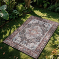 Dream Weaverz 91.44 cm  X 152.4 cm Silk Carpet (Rectangle, Brown)