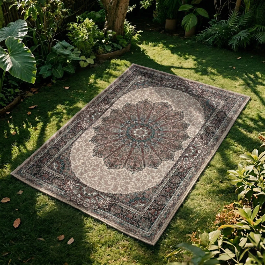 Dream Weaverz 91.44 cm  X 152.4 cm Silk Carpet (Rectangle, Maroon)