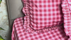 Dream Weaverz Home Polycotton (Flat) 260TC DoubleSIZE BEDSHEET(Red Check)